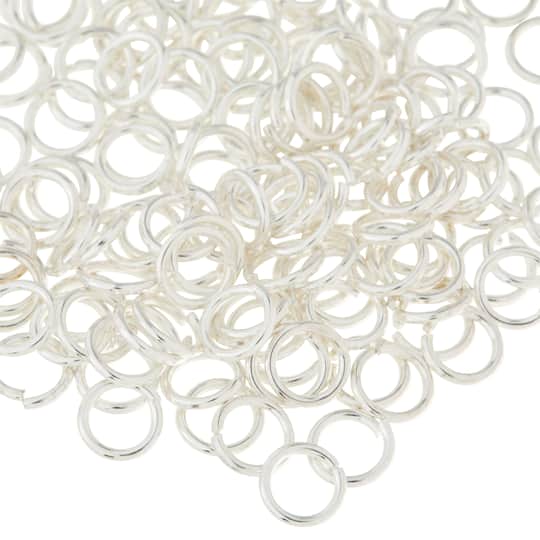 12 Pack: Silver Jump Rings, 7mm by Bead Landing™